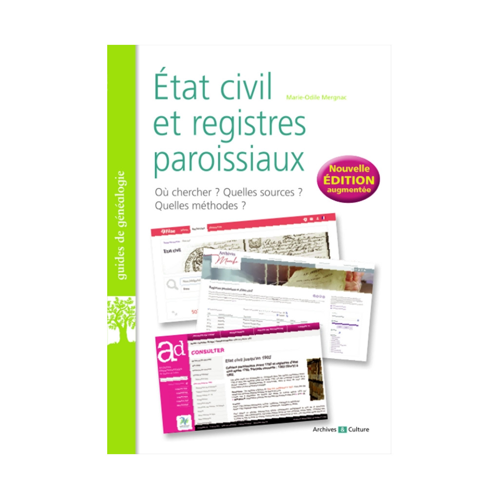 État Civil Et Registres Paroissiaux - Nouvelle édition 2020